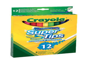 Crayola Supertips Washable Markers 12ct